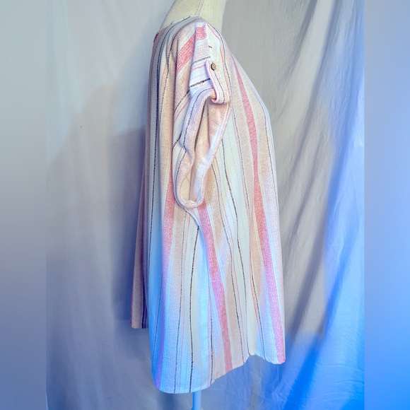 Cure Pink Striped Blouse - Picture 3 of 8